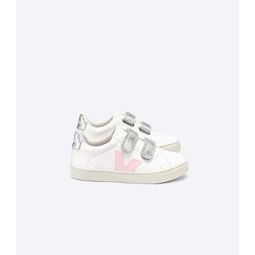 παπουτσια παιδικα Veja ESPLAR CHROMEFREE White/Pink | GR 731PJJ